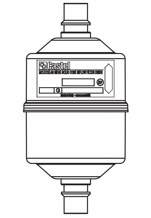 實(shí)心雙流路干燥過濾器4608/4S,100%分子篩焊接接頭 實(shí)心雙流路干燥過濾器4608/4S,100%分子篩焊接接頭